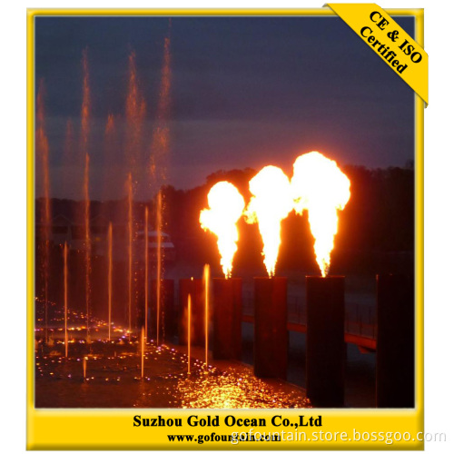 Fire Jet Outdoor Fountain Project